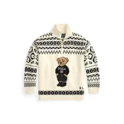 Polo Ralph Lauren Pulover rjava/svetlo rjava/črna/bela