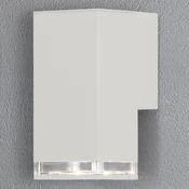 Konstsmide Zunanja stenska svetilka Pollux downlight 16,5 cm, bela - Sodobni - Kovina