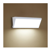 Brilagi - LED spoljno zidno svetlo sa senzorom TRIANGLE LED/42W/230V bela IP65