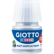 GIOTTO Decor Akrilna barva Silver 25 ml 1 kos