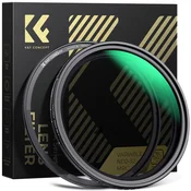 K&F 52MM, NANO-X-Magnetic Variable ND2-32 filter,HD, Waterproof, Anti Scratch, Green Coated