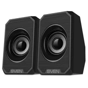 SVEN 180 zvucnici 2.0 CRNI, USB, Izlazna snaga 2x3W (RMS)