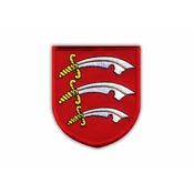 shumee Našitek grba Essexa - ščit - magnetna podlaga - vezen našitek/značka/emblem