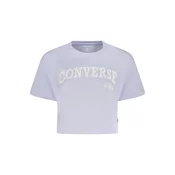 CONVERSE WOMEN'S SHORT SLEEVE T-SHIRT PURPLE
