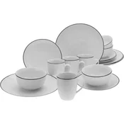 Creatable Kombinirani Servis Luna Black Line, 16-Delni
