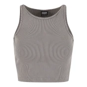 Urban Classics Top temno siva