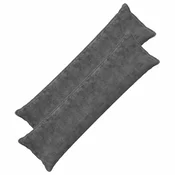 vidaXL Prevleka za blazino 2 kos HOUTEN Temno siva 40 x 145 cm