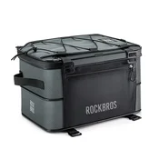 Rockbros A30 ROAD TO SKY zložljiva prtljažna torba za kolo, 15-30L - siva