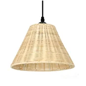 Viseča svetilka iz bambusa Boho 25 cm 1xE27