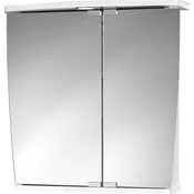 Jokey Omarica z ogledalom Numa LED 58 cm x 59,5 cm x 22 cm bela