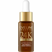 Eveline Cosmetics 24K Snail & Caviar serum protiv bora s ekstraktom puža 18 ml
