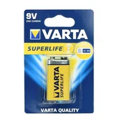 Varta VARTA 9V cinkova baterija Superlife, 1 kos