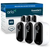 Arlo Arlo Essential 3 HD nadzorna kamera za zunanjo uporabo, Akku, WiFi, 3-delni set