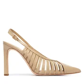MICHAEL Michael Kors Čevlji z visoko peto Adriana 40T6ADHP1L Bež