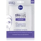 Nivea Hyaluron CELLular Filler 10 Minutes Sheet Mask maska za lice za sve vrste kože 1 kom