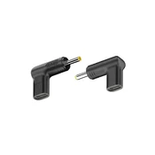 INF 2-Pack Type-C Ženski na 20V Kotni DC Moški PD Trigger Adapter - 100W, (5000291530)