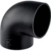 Geberit HDPE koleno 75/88.5, črne barve (HDPE odvodnjavanje)