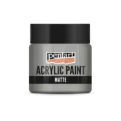 Akrilna barva mat - 50 ml - starinsko siva
