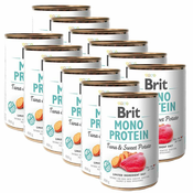 Konzerva Brit Mono Protein Tuna & Sweet Potato, 12x400 g