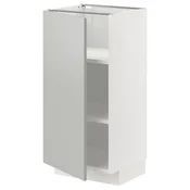 METOD Podni element s policama, bela/Havstorp svetlosiva, 40x37 cm