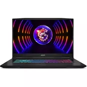MSI Katana 17, i7-13620H, 16 GB RAM-a, 1 TB SSD, Windows 11 Home, RTX 4050, 144 Hz