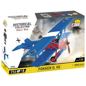 Cobi Velika vojna Fokker D VII, 1:32, 255 k, 1 f