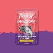 Pramy Carnivore | Piščanec in Losos v omaki 70g