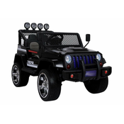 Avto na akumulator S2388 Jeep 4x4 - črni