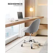 Songmics Vrtljiv stol 56x60x833 cm siva