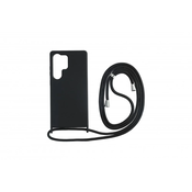 CELLECT TPU+PC case crno sa uzicom Samsung Galaxy S25 Ultra crno