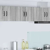 Ormar za Zid LUCCA 2 pcs Siva sonoma 30 x 31 x 40 cm