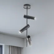 SIGMA Stropna svetilka Leda 3, antracit, 3-svetilna, jeklo, višina 76 cm - Dnevna soba/jedilnica - Sodobni - Kovina