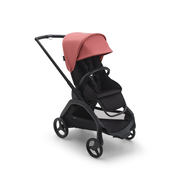 Bugaboo Dragonfly BLACK/MIDNIGHT BLACK - SUNRISE RED