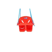 Teddies Otroška plastična gugalnica rdeča 20 kg zmogljivosti 24m+