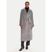 Weekend Max Mara Volneni plašč Tempera 2525016082 Siva Regular Fit