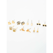 Gold earrings Yups dbi0442. R06