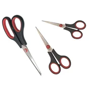 Verkgroup Set 3 univerzalnih ostrih pisarniških škarij do 20cm