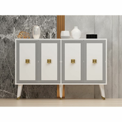 HANAH HOME Komoda Ansel White Gold