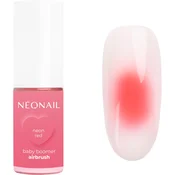 NEONAIL Baby Boomer Airbrush barvni puder za nohte odtenek Neon Red 5 g