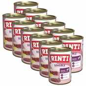 RINTI SENSIBLE raca, jetra & krompir v konzervi 12 x 400 g