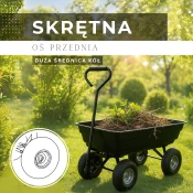 Springos VRTNI VOZIČEK 110 X 51 X 95 CM 250 KG