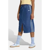 Otroško krilo iz jeansa adidas Originals