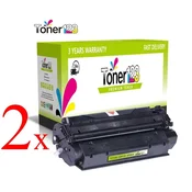 toner123 Komplet HP 13X/Q2613X/LaserJet 1300 kompatibilna tonerja (2) - 2 x črna XL
