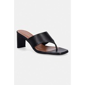 Usnjene japonke Jonak DEVIL CUIR Noir