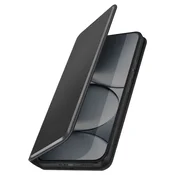 AVIZAR Preklopna torbica za Redmi Note 15 Pro 5G – predali za kartice in stojalo, Črna, (5000275443)