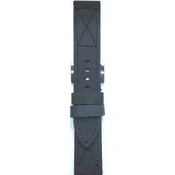 Kožni kaiš 22mm Crna boja 22.380
