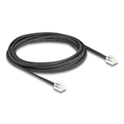 Delock telefonski kabel RJ11 muški – RJ11 muški, crni, 3 m