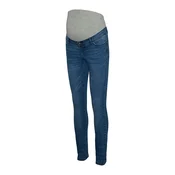 MAMALICIOUS Kavbojke MLKAIRO  moder denim / pegasto siva