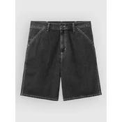 Carhartt WIP Simple moške kratke hlače black stone washed