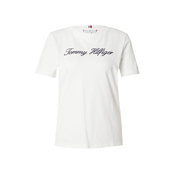 TOMMY HILFIGER Majica  črna / bela
